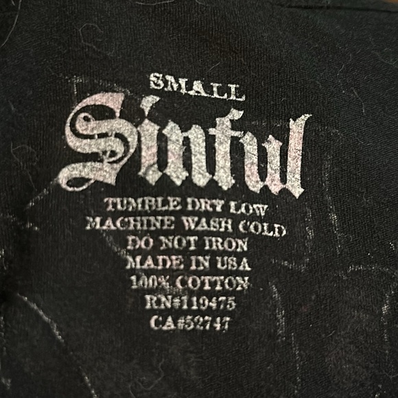 Y2K sinful rhinestone half sleeve - Picture 9 of 9